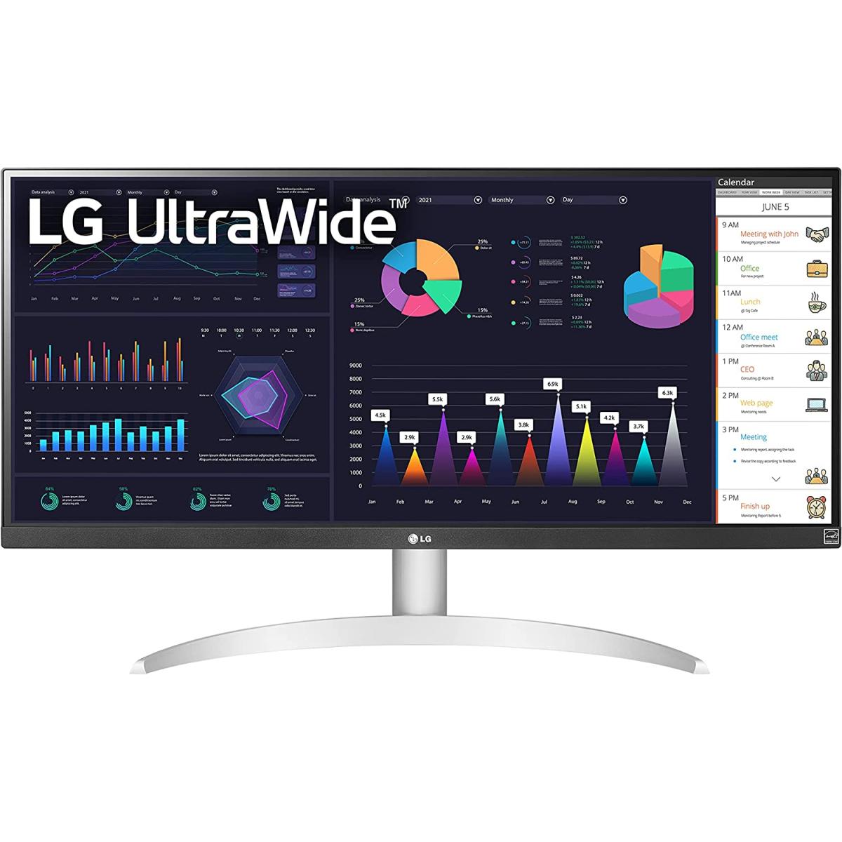 LG 29WQ600-W 29 IPS UltraWide Full HD HDR10 RGB 99% USB Type-C