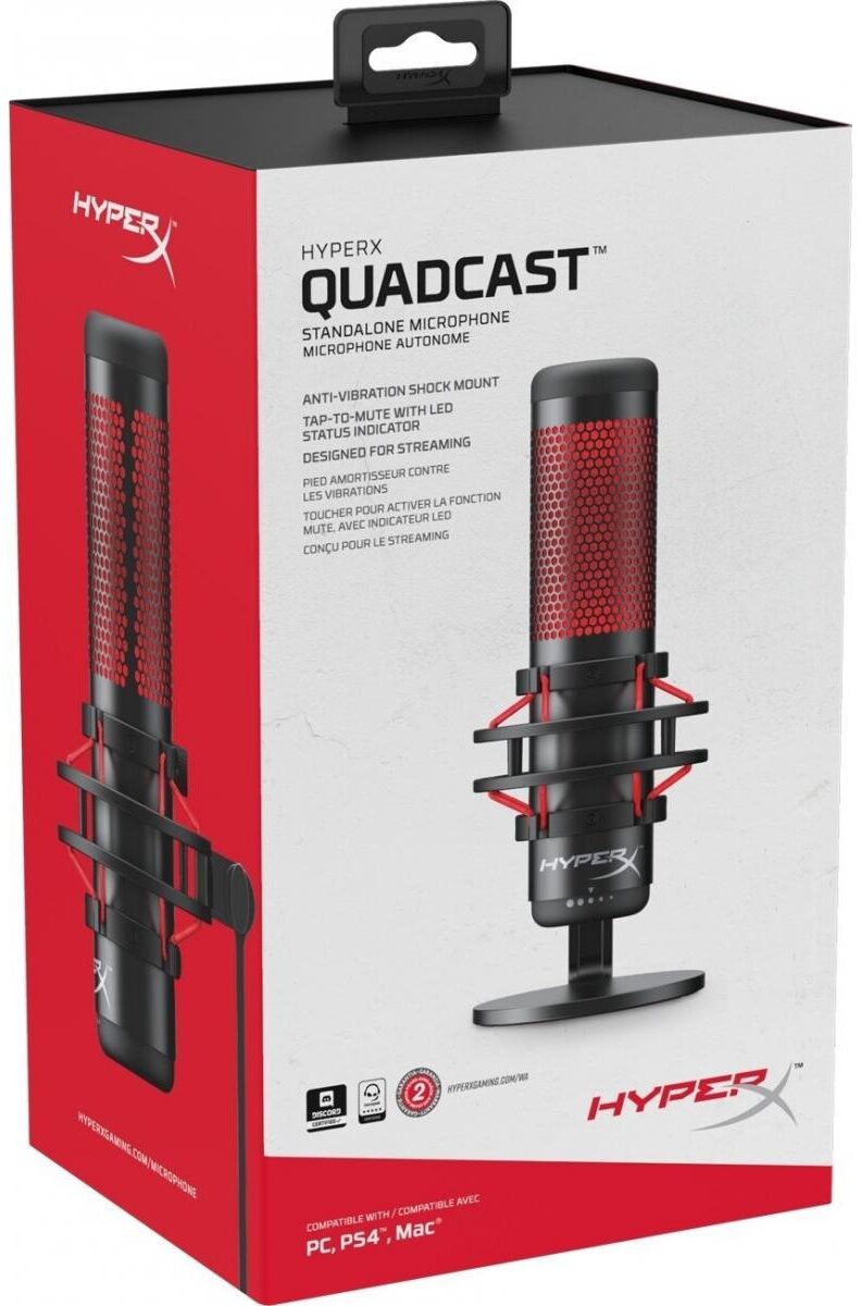 hyperx microphone quadcast