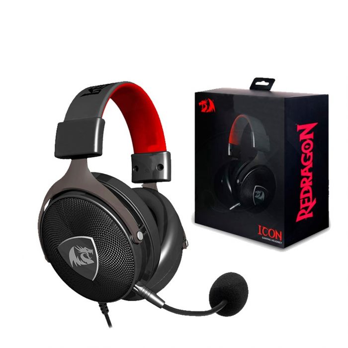 redragon icon h520 7.1 black gaming rgb headset