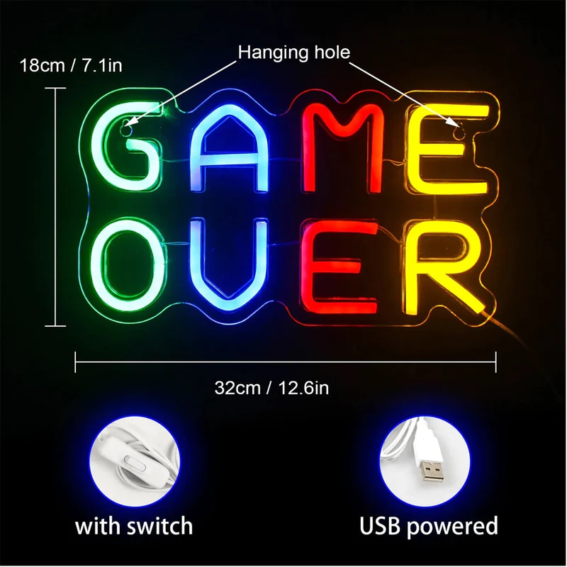 led-game-over-neon-signs-decorations-acrylic-handmade-usb-lighting-427